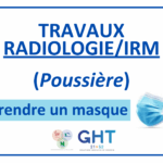 affiche prévention travaux IRM/radio CHL