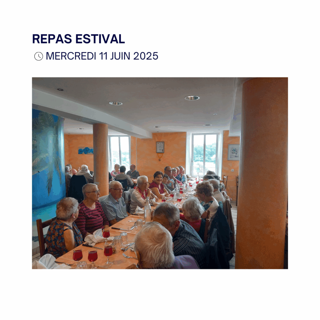 Repas estival, escapade de répit