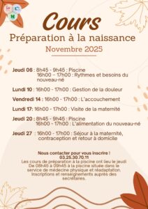 cours préparation accouchement